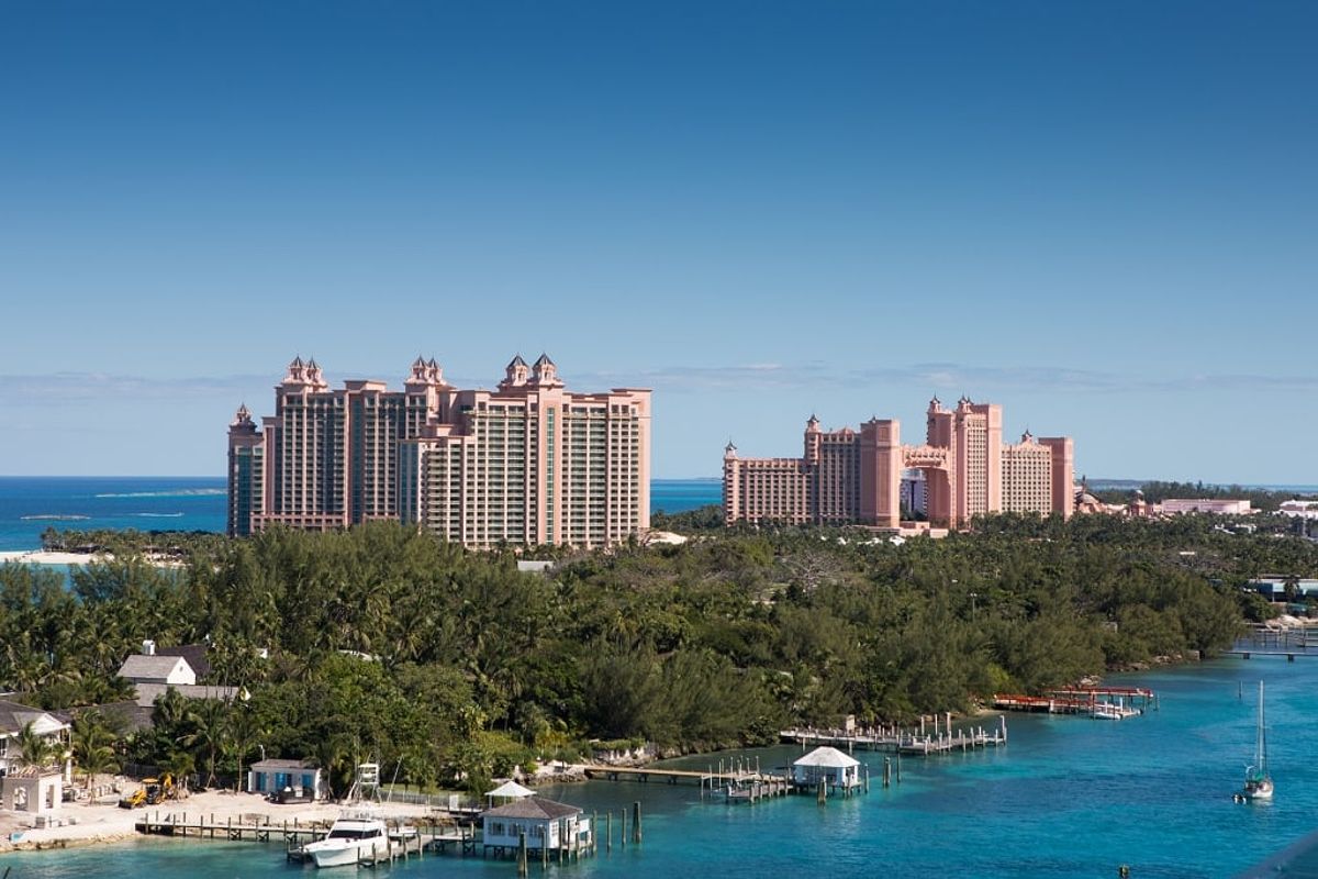 Aerial view of Atlantis