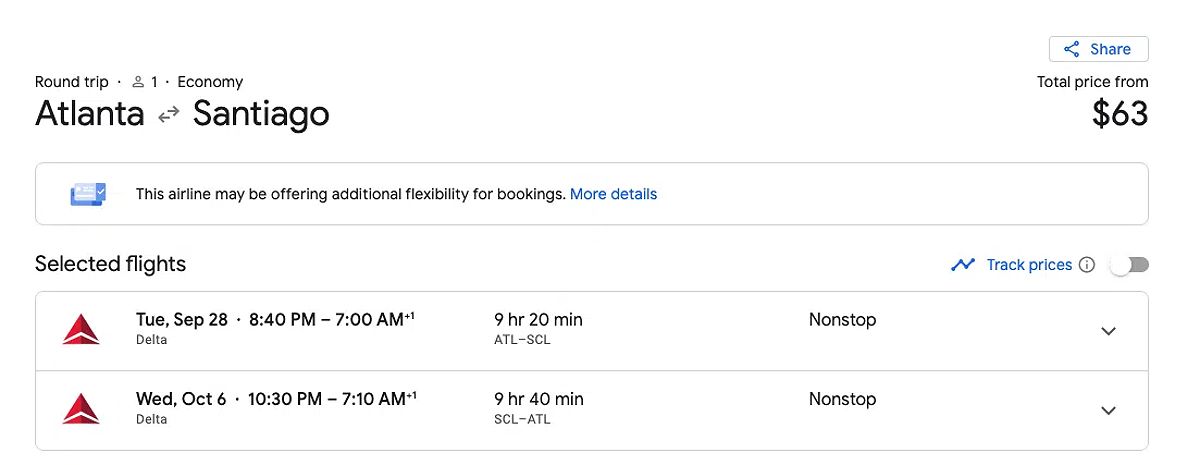 Airfare comparison