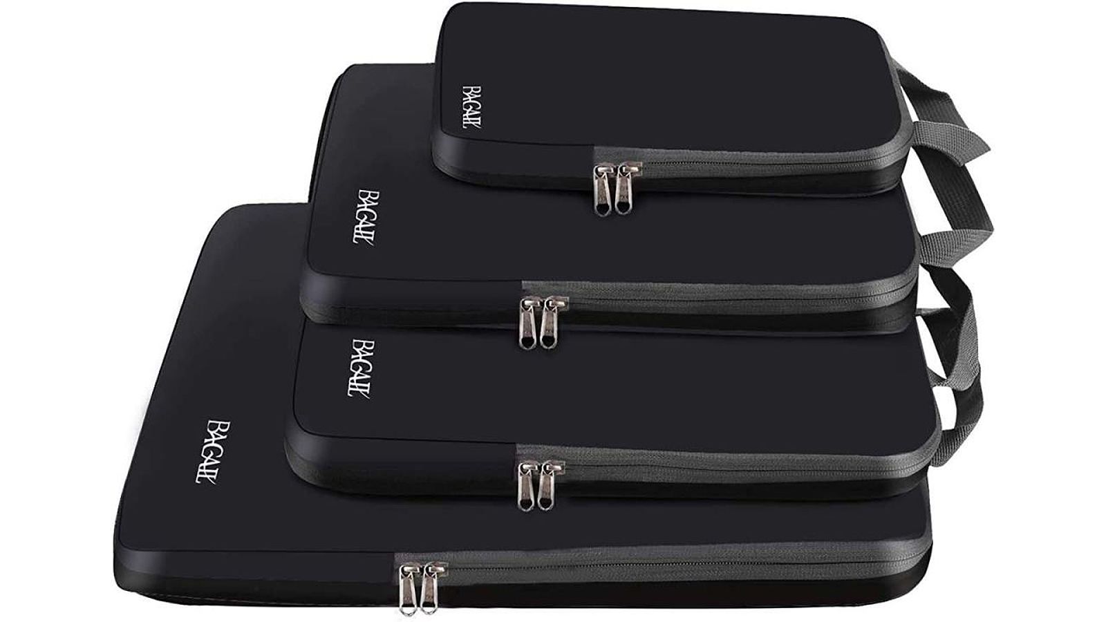 Compression packing cubes for organized travel