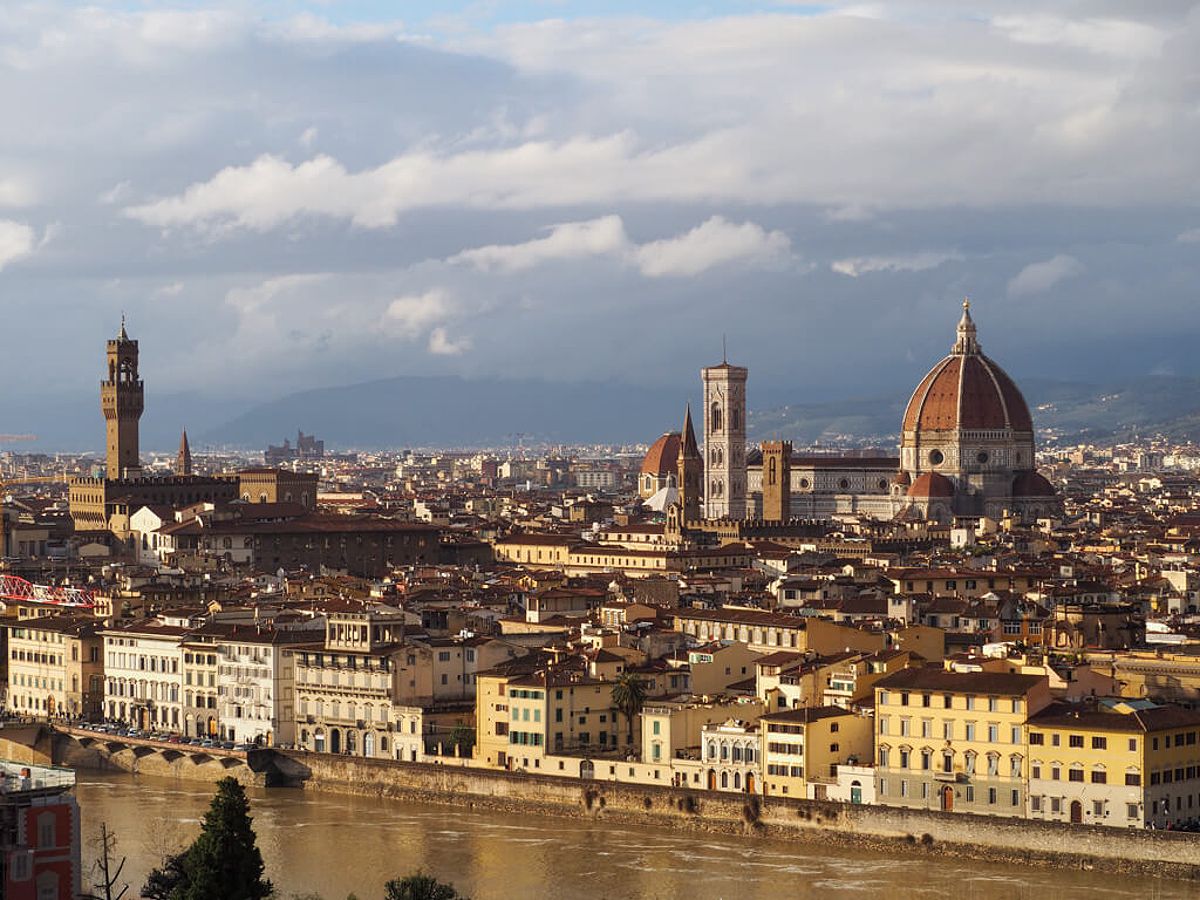 Florence skyline with dome and towers