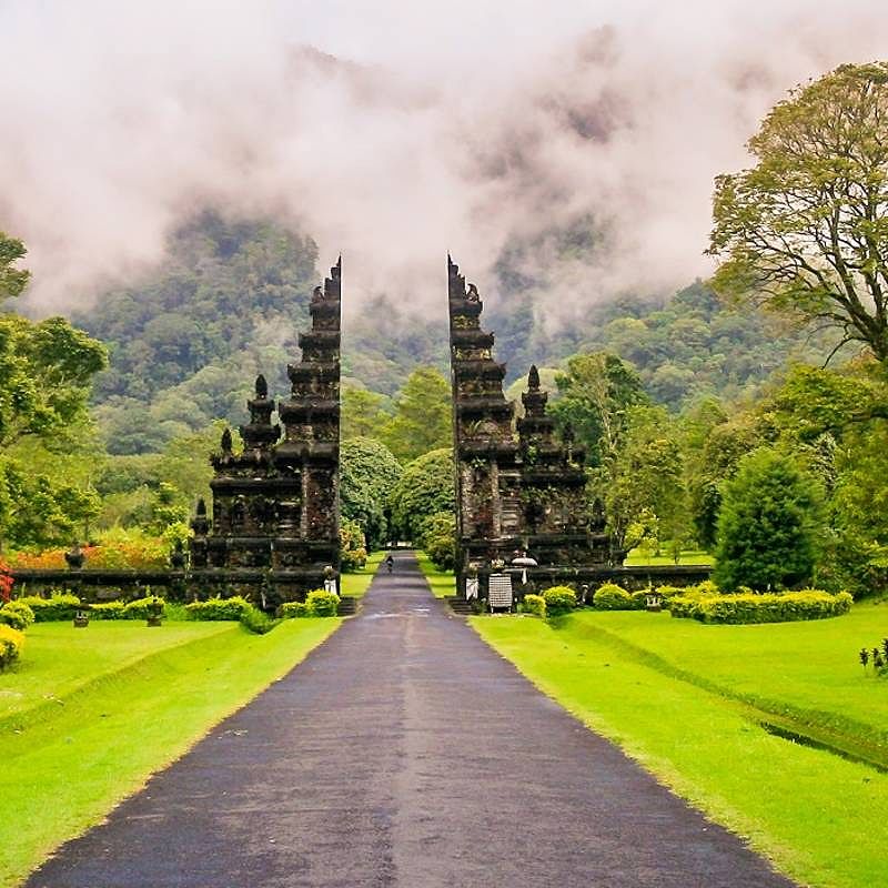 Gates to one of the Hindu temples in Bali