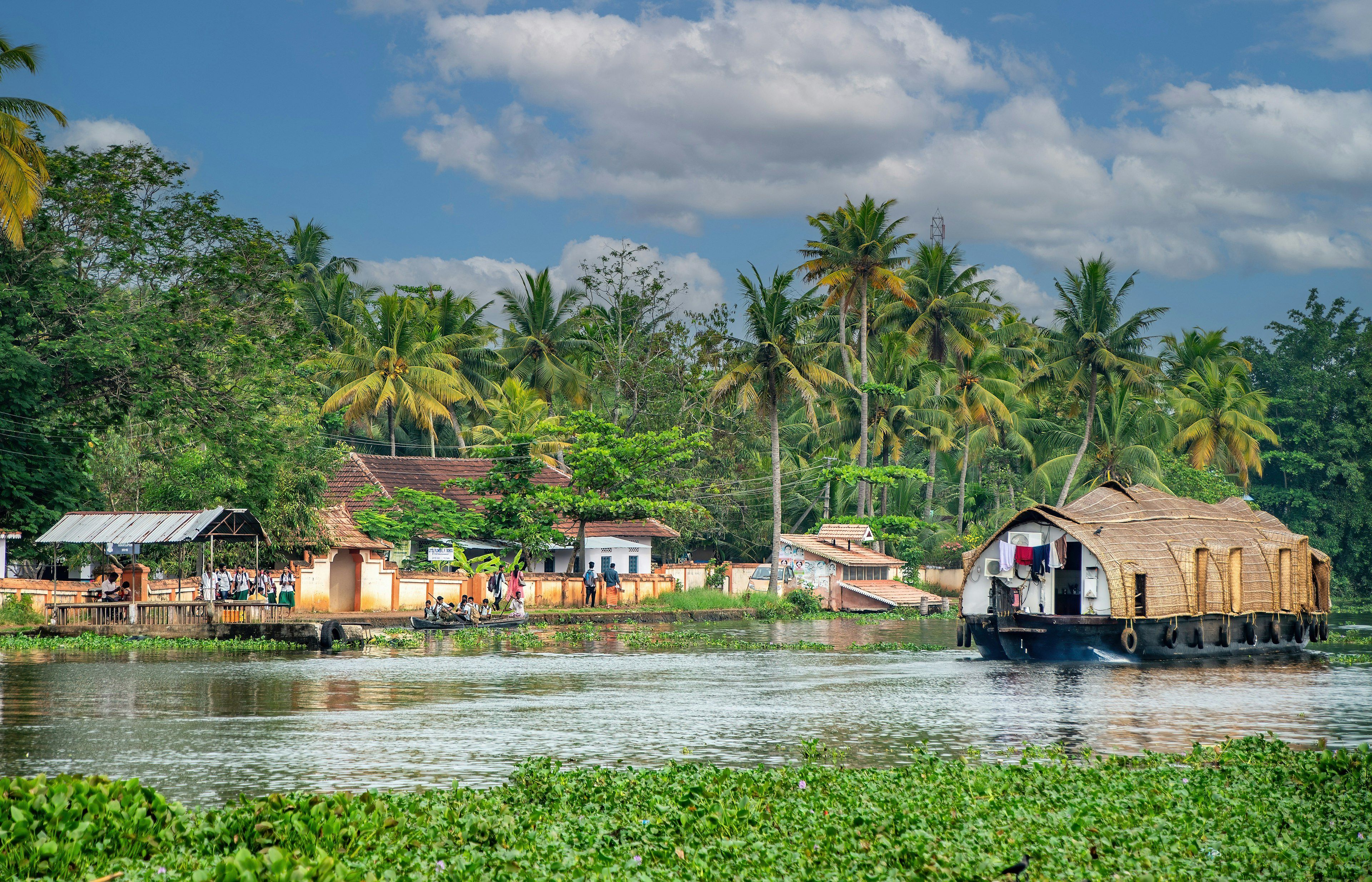 Houseboat in Kerala's backwaters