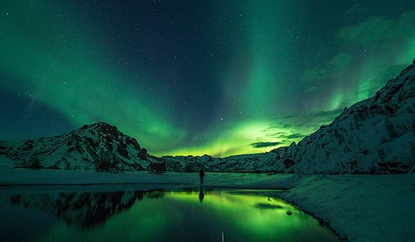 Northern Lights over Snaefellsnes Peninsula