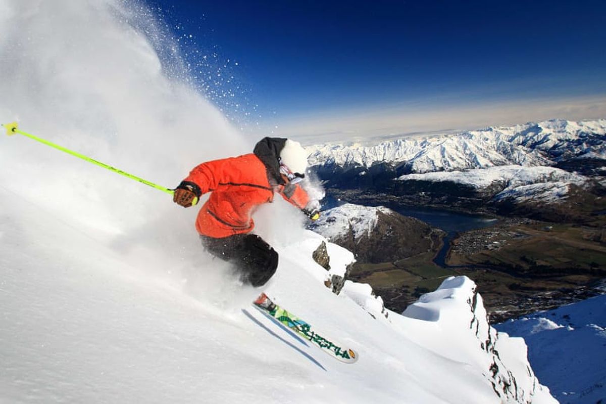 The Remarkables Ski Resort, overlooking Queenstown